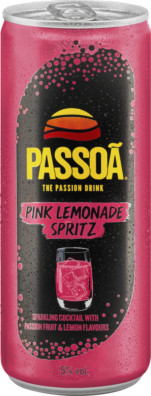 Passoã pink lemonade spritz