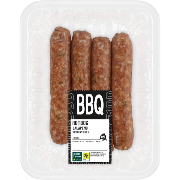 BBQ hotdog jalapeño