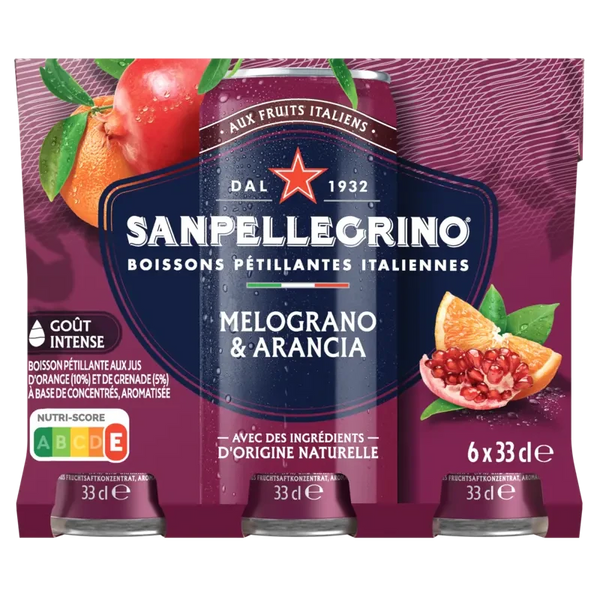 S. Pellegrino Melograno & arancia 6-pack