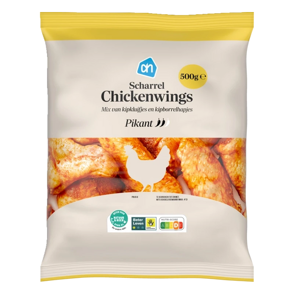 Scharrel chickenwings pikant