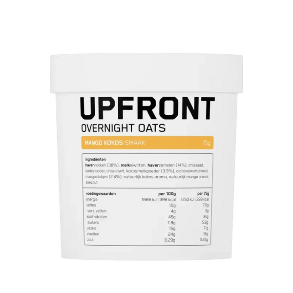 Upfront Overnight oats mango kokos smaak