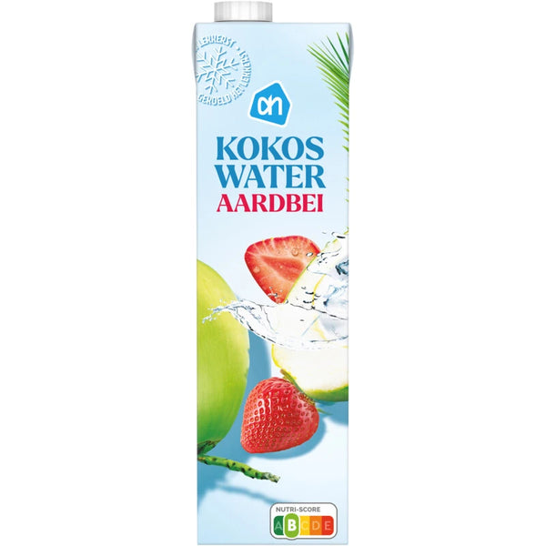 Kokoswater aardbei