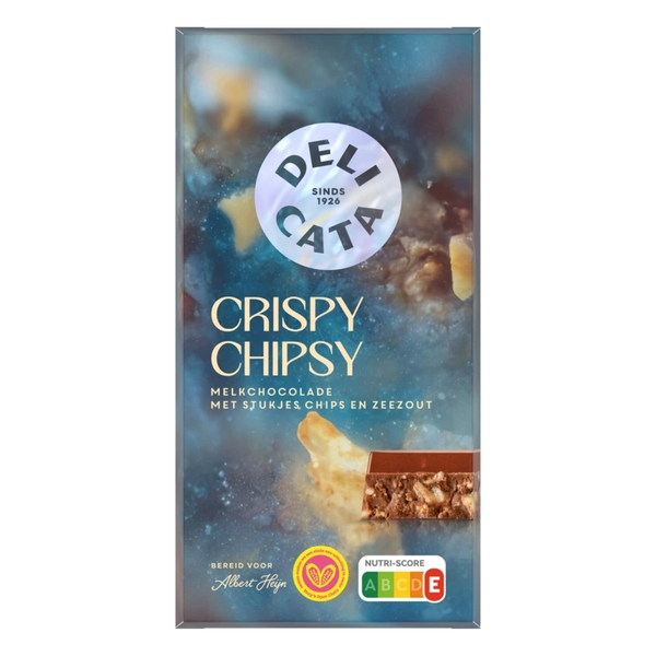 Delicata Reep crispy chipsy melkchocolade