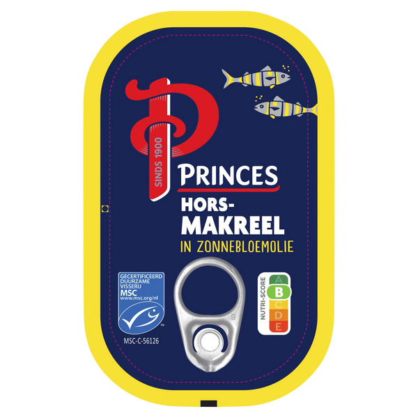 Princes Horsmakreelfilets in zonnebloemolie