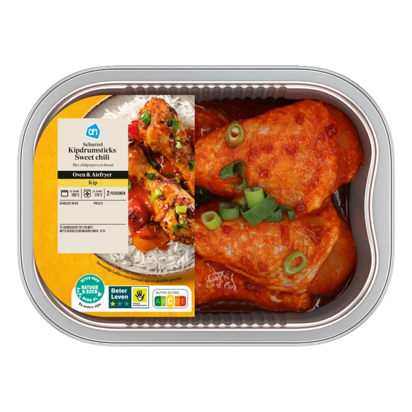 Ovenschotel kipdrumsticks sweet chili