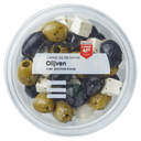 Olijven met zachte kaas