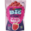 Mini Melts Ice cream sorbet balls raspberry