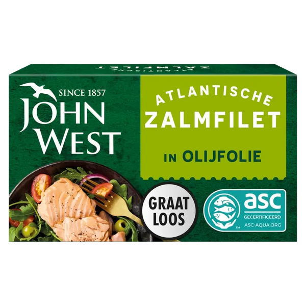 John West Atlantische Zalm Olijfolie ASC