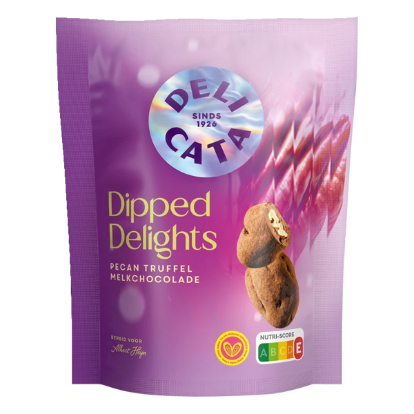 Delicata Dipped delights pecan truffel