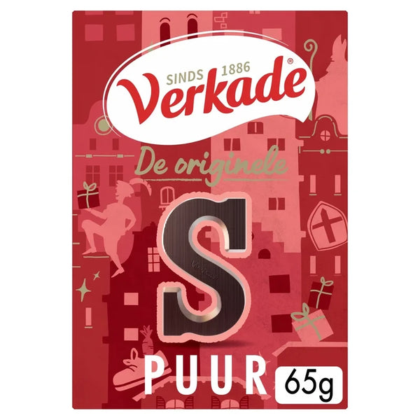 Verkade Chocoladeletter puur