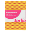 Sorbo Huishouddoekjes met scrub 25x35cm 3st
