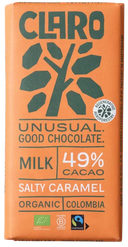 Claro Reep milk salty caramel 49% cacao