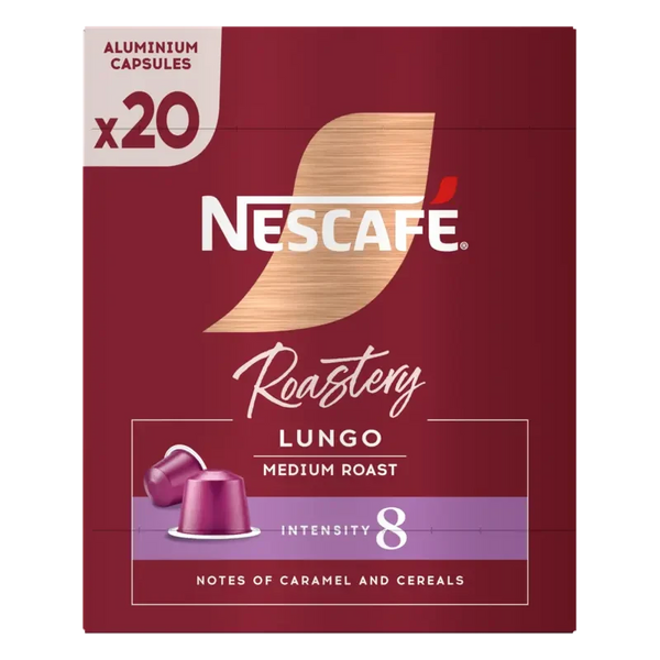 Nescafé Roastery lungo medium roast capsules 20