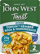 John West Twist Diner Tonijn Soja Gember MSC