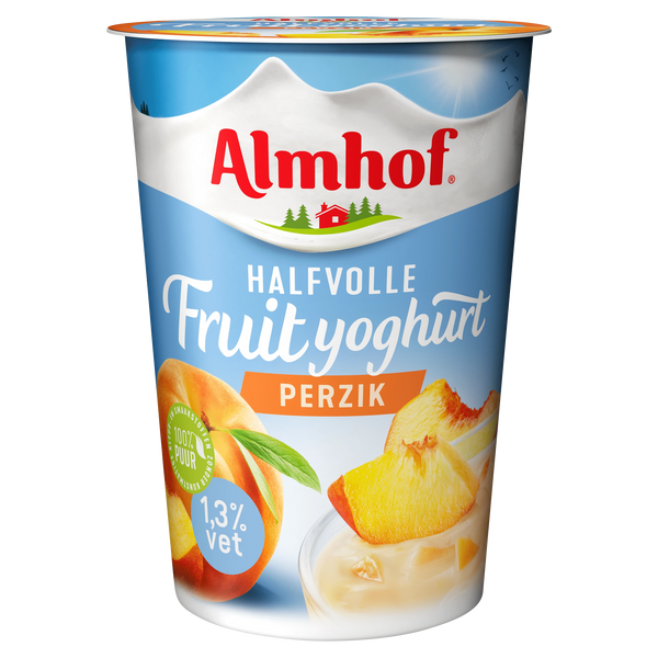Almhof Semi-skimmed fruit yogurt peach