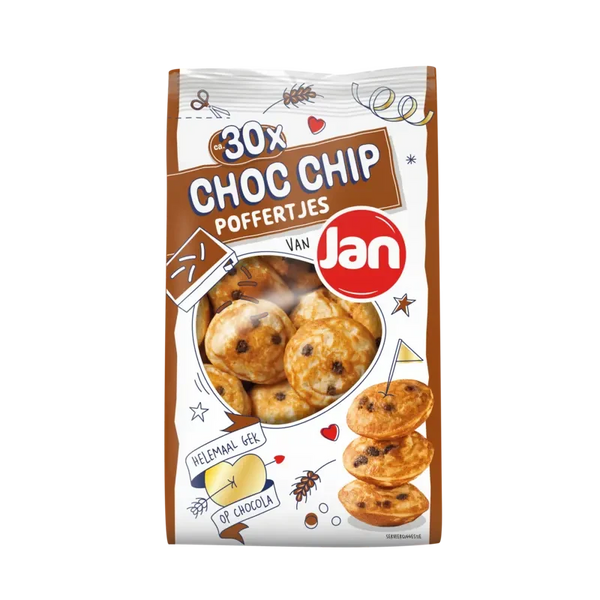 Jan Choc chip poffertjes