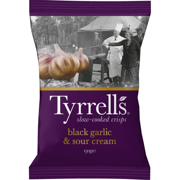 Tyrrells Black garlic & sour cream
