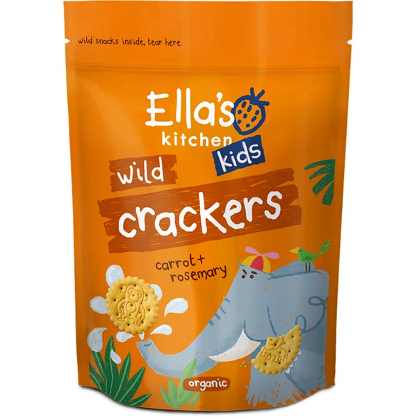 Ella's kitchen Wild crackers carrot + rosemary 18m+