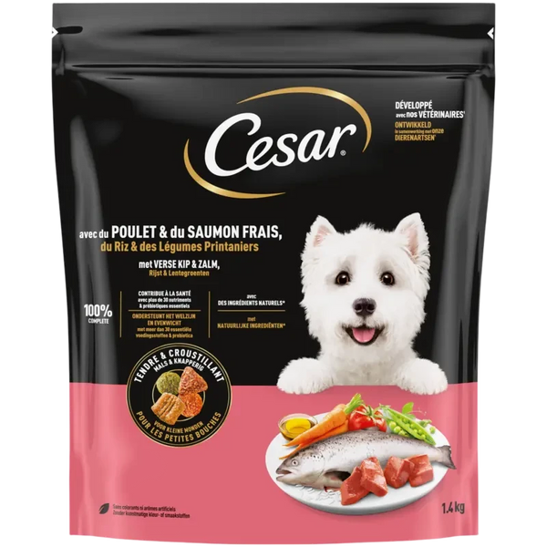 Cesar Met verse kip & zalm