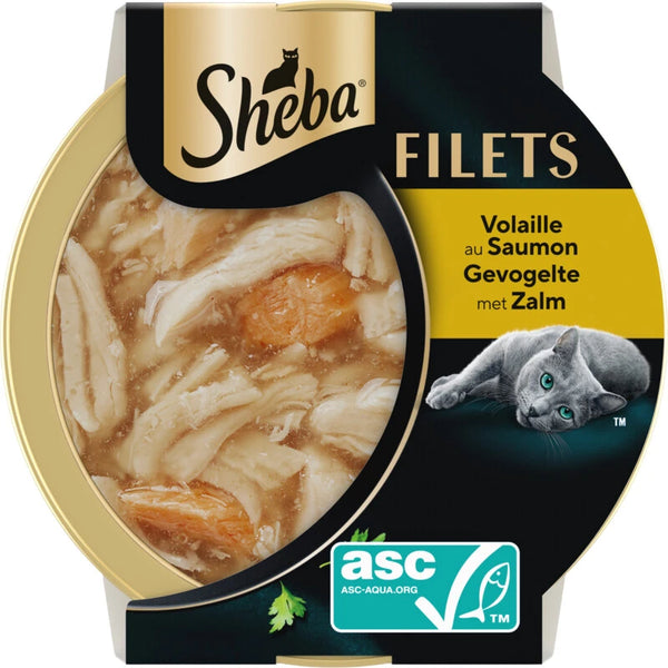 Sheba Filets Geflügel mit Lachs