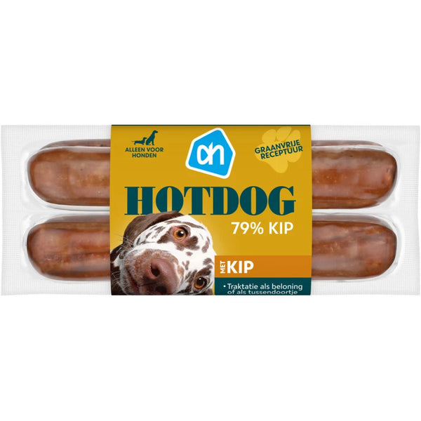 Hotdog met kip