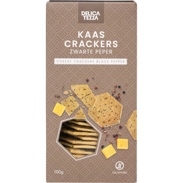 Delicatezza Kaascracker zeezout & zwarte peper