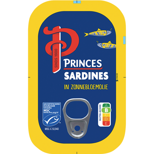 Princes Sardines zonnebloemolie