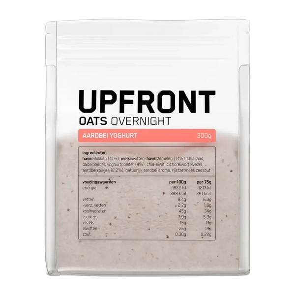 Upfront Overnight oats aardbei yoghurt smaak
