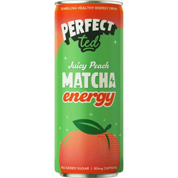 Perfect Ted Matcha energy juicy peach