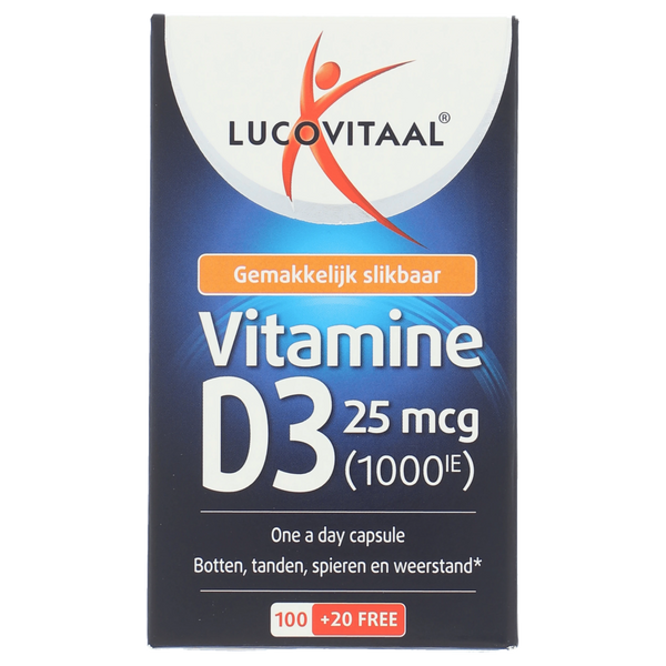 Lucovitaal Vitamin D3 25mcg