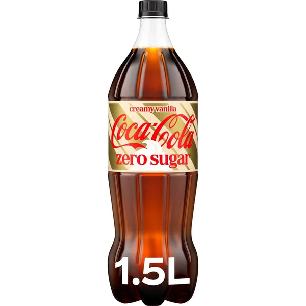 Coca-Cola Zero sugar holiday creamy vanilla