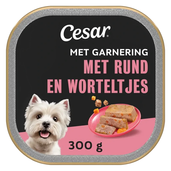 Cesar Garten terrine met kalf en tuinwortelen