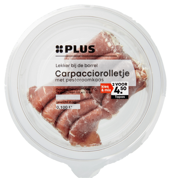 Luxus-Carpaccio-Röllchen