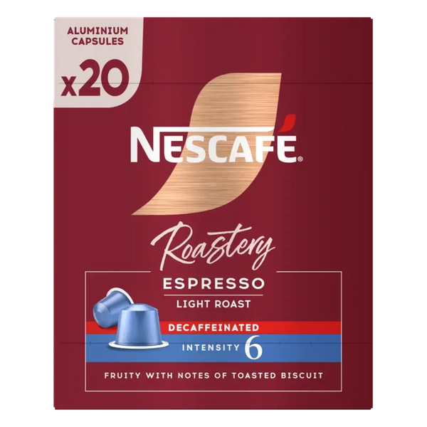Nescafé Roastery espresso light decafe capsules