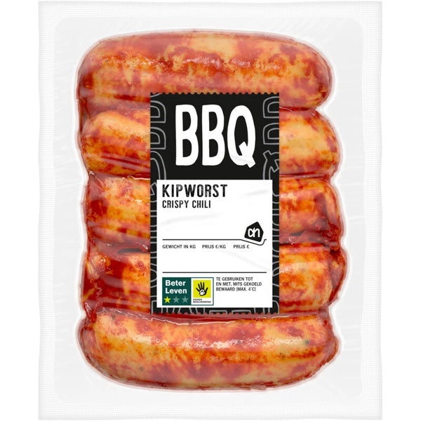 BBQ scharrel kipworst crispy chili