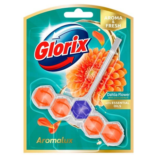 Glorix WC-Block Aroma Lux Dahlie & Drachenfrucht