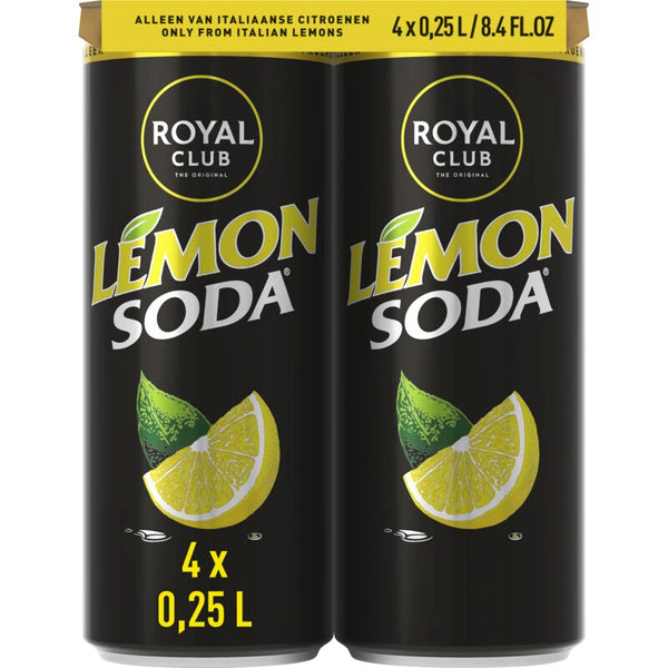 Royal Club Lemon soda 4-pack