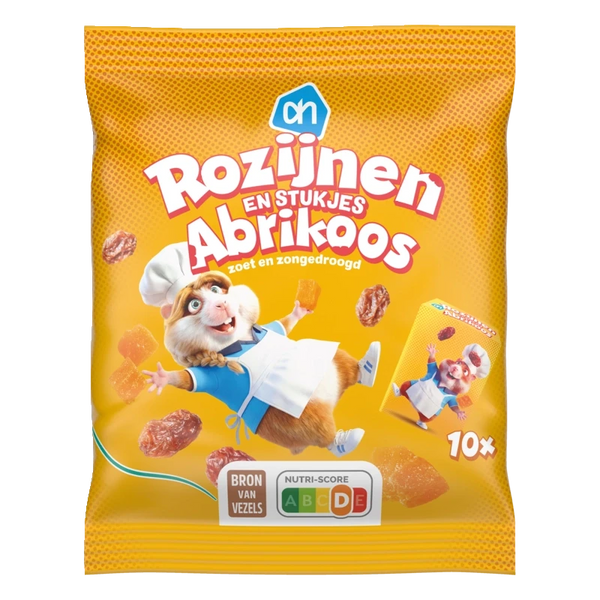 Hamsterchef Rozijnen en stukjes abrikoos