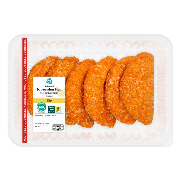 Scharrel kip cordon bleu voordeel