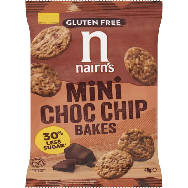 Nairn's Mini choc chip bakes gluten free