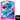 Glorix Toiletblok Blauw water Pink magnolia