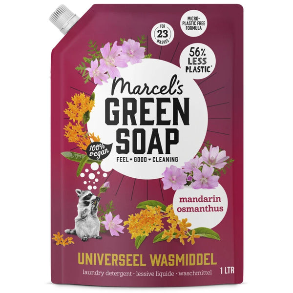 Marcel's Green Soap Wasmiddel mandarin osmanthus navulling