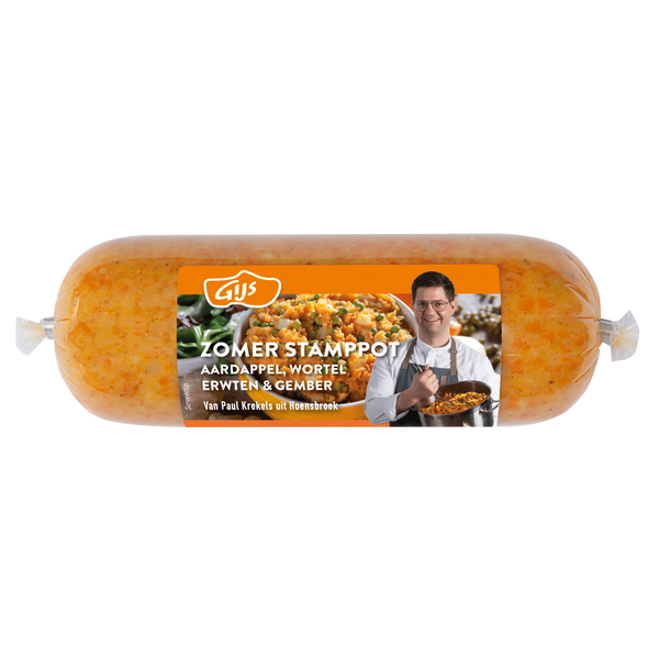 GIJS Kartoffelstampf mit Karotten, Erbsen und Ingwer