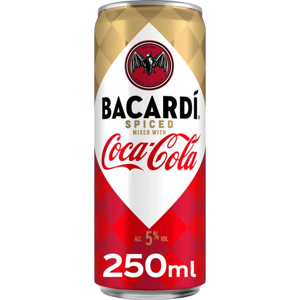 Bacardi Spiced with coca cola