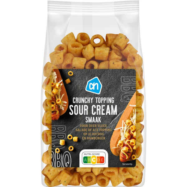 Crunchy topping sour cream smaak