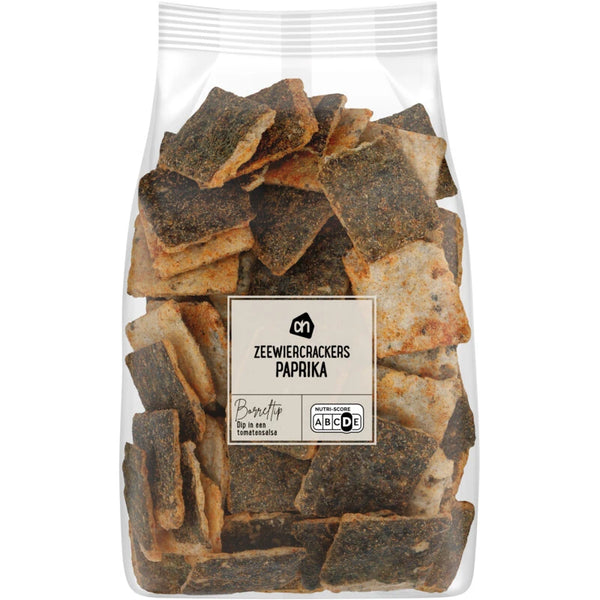 Seaweed crackers paprika