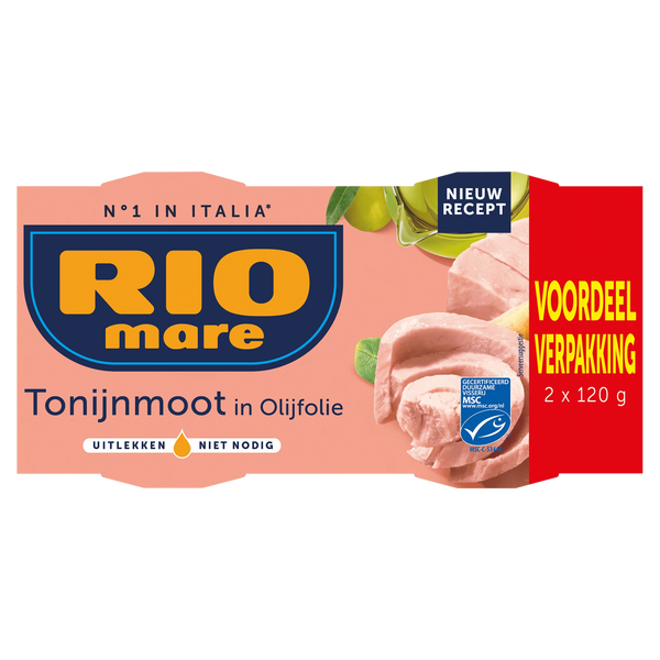Rio Mare Tonijnmoot in olijfolie MSC 2 pack