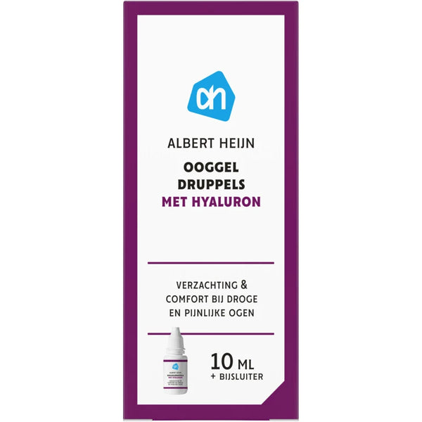 Ooggel druppels met hyaluron