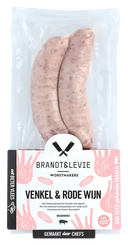 Brandt & Levie Braadworst venkel & rode wijn