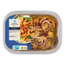 Ovenschotel garnalen in curry kokossaus